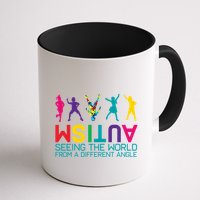 Funny Autism Awareness Seeing The World From Different Angles Mug
