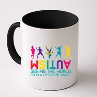 Funny Autism Awareness Seeing The World From Different Angles Mug