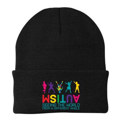 Funny Autism Awareness Seeing The World From Different Angles Beanie