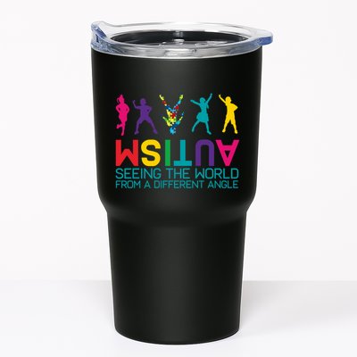 Funny Autism Awareness Seeing The World From Different Angles Tumbler