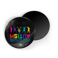 Funny Autism Awareness Seeing The World From Different Angles Magnet