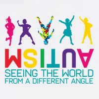 Funny Autism Awareness Seeing The World From Different Angles Garment-Dyed Sweatshirt