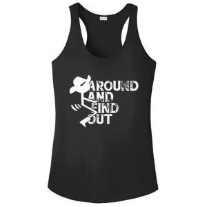 Fuck Around And Find Out Ladies PosiCharge Competitor Racerback Tank