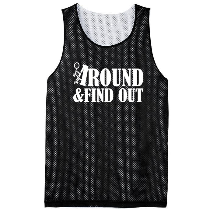 Fuck Around And Find Out Mesh Reversible Basketball Jersey Tank