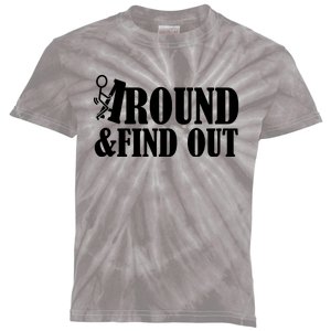 Fuck Around And Find Out Kids Tie-Dye T-Shirt