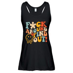 Fuck Around And Find Out Ladies Essential Flowy Tank