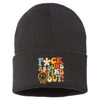 Fuck Around And Find Out Sustainable Knit Beanie
