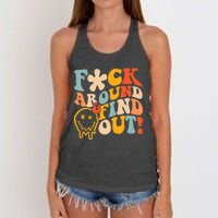 Fuck Around And Find Out Women's Knotted Racerback Tank