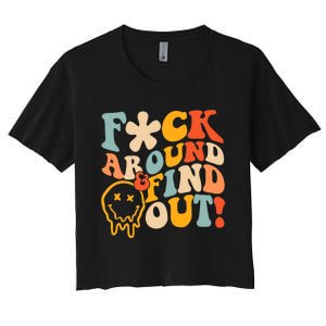 Fuck Around And Find Out Women's Crop Top Tee