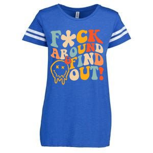 Fuck Around And Find Out Enza Ladies Jersey Football T-Shirt