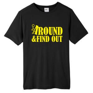 Fuck Around And Find Out Tall Fusion ChromaSoft Performance T-Shirt