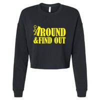 Fuck Around And Find Out Cropped Pullover Crew