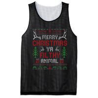 Funny Alone At Home Movies Merry Christmas You Filty Animal Mesh Reversible Basketball Jersey Tank