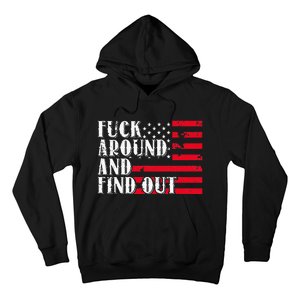 Fuck Around And Find Out American USA Flag Hoodie