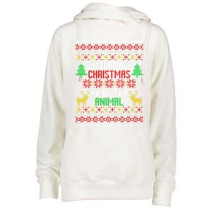 Funny Alone At Home Movies Merry Christmas You Filty Animal Gift Womens Funnel Neck Pullover Hood