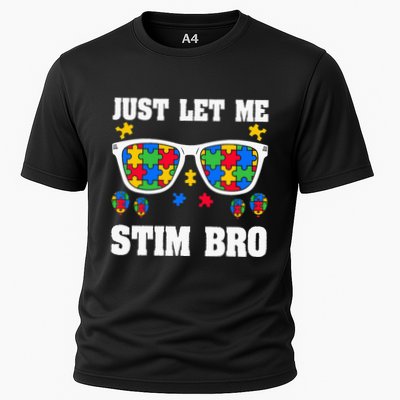 Funny Autism Awareness Just Let Me Stim Bro Performance Shirt