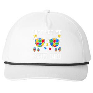 Funny Autism Awareness Just Let Me Stim Bro Snapback Five-Panel Rope Hat