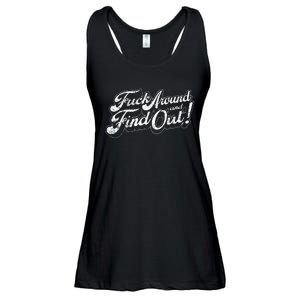 Fuck Around And Find Out Ladies Essential Flowy Tank