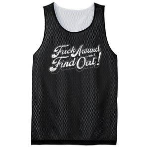 Fuck Around And Find Out Mesh Reversible Basketball Jersey Tank