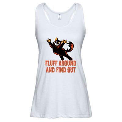 Fluff Around And Find Out Ladies Essential Flowy Tank