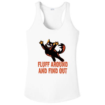 Fluff Around And Find Out Ladies PosiCharge Competitor Racerback Tank