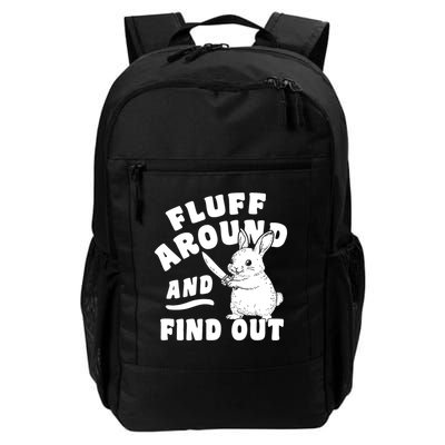 Fluff Around And Find Out Bunny Easter Daily Commute Backpack