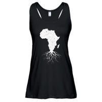 Funny Africa Art African American Lovers Ladies Essential Flowy Tank