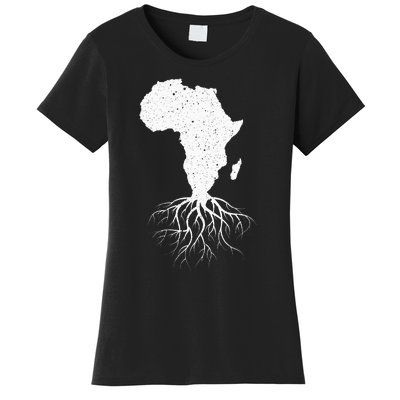 Funny Africa Art African American Lovers Women's T-Shirt