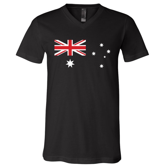 For Australian Australia Flag Day V-Neck T-Shirt