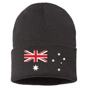 For Australian Australia Flag Day Sustainable Knit Beanie