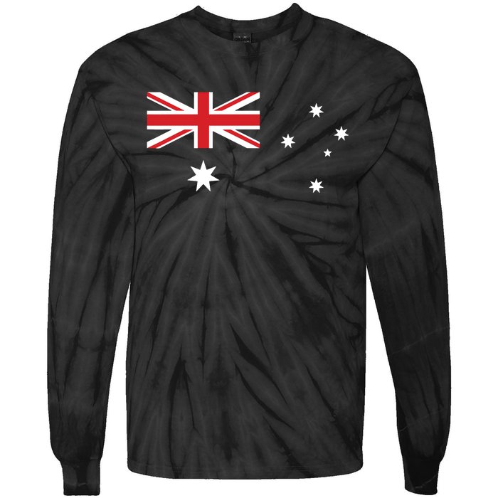 For Australian Australia Flag Day Tie-Dye Long Sleeve Shirt