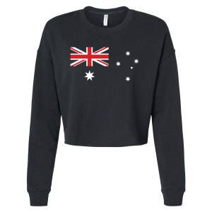 For Australian Australia Flag Day Cropped Pullover Crew