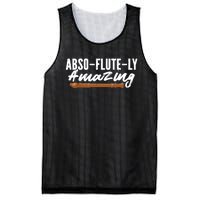 Flutist AbsoFluteLy Amazing Flute Player Mesh Reversible Basketball Jersey Tank