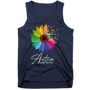 Floral Autism Awareness Daisy Flower For Men Women Long Sleeve Tank Top