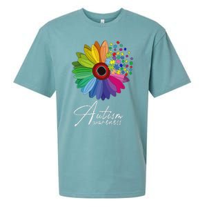 Floral Autism Awareness Daisy Flower For Men Women Long Sleeve Sueded Cloud Jersey T-Shirt