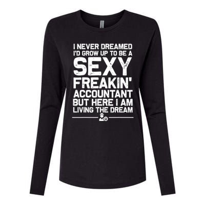 Funny Accountant Art For Men Women CPA Accounting Bookkeeper Womens Cotton Relaxed Long Sleeve T-Shirt