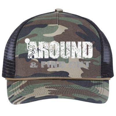 Fuck Around And Find Out Retro Rope Trucker Hat Cap