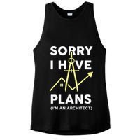 Funny Architect Art Wo Architecture Student Lover Ladies PosiCharge Tri-Blend Wicking Tank