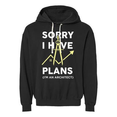 Funny Architect Art Wo Architecture Student Lover Garment-Dyed Fleece Hoodie