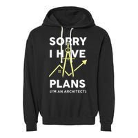 Funny Architect Art Wo Architecture Student Lover Garment-Dyed Fleece Hoodie