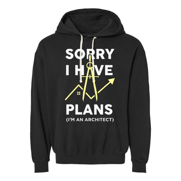 Funny Architect Art Wo Architecture Student Lover Garment-Dyed Fleece Hoodie