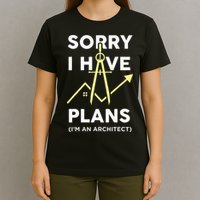Funny Architect Art Wo Architecture Student Lover T-Shirt