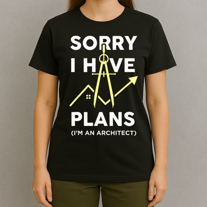 Funny Architect Art Wo Architecture Student Lover T-Shirt