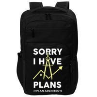 Funny Architect Art Wo Architecture Student Lover Impact Tech Backpack