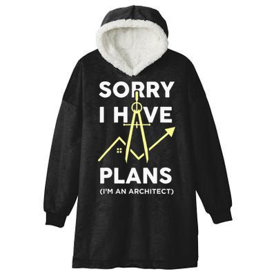 Funny Architect Art Wo Architecture Student Lover Hooded Wearable Blanket