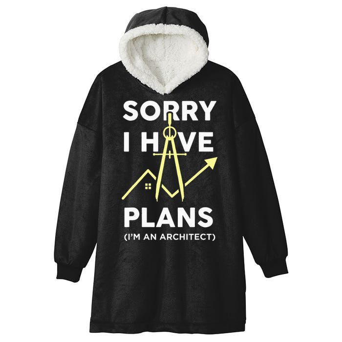 Funny Architect Art Wo Architecture Student Lover Hooded Wearable Blanket
