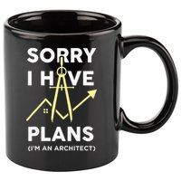 Funny Architect Art Wo Architecture Student Lover 11oz C Handle Ceramic Mug