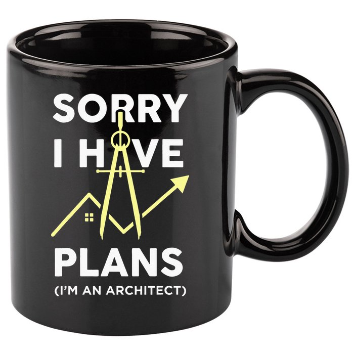 Funny Architect Art Wo Architecture Student Lover 11oz C Handle Ceramic Mug