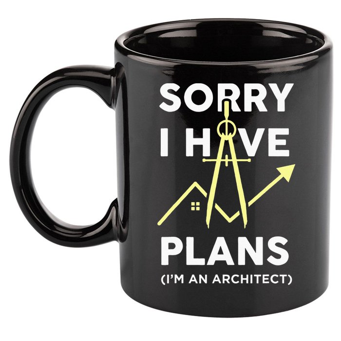 Funny Architect Art Wo Architecture Student Lover 11oz C Handle Ceramic Mug