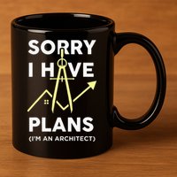 Funny Architect Art Wo Architecture Student Lover 11oz C Handle Ceramic Mug